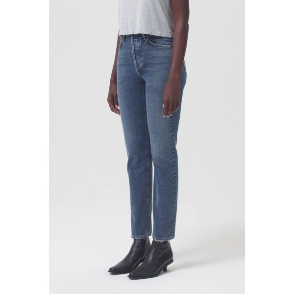 Slate Long High Rise Straight