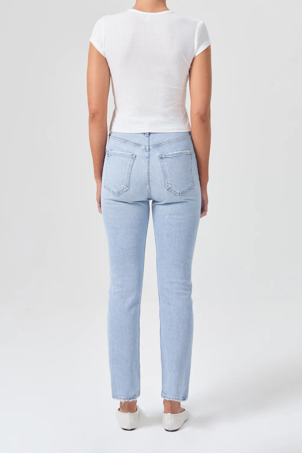 Slate Long High Rise Straight