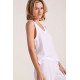 Courant Flow Neck Gauze Tank