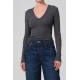 Equinox V-nk Rib Top