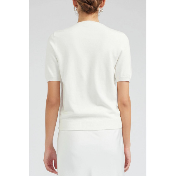 Fission Stella Crochet Detail Top