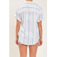 Tesoro Boyfriend Stripe Shirt