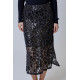 Zaffiro Leopard Midi Skirt