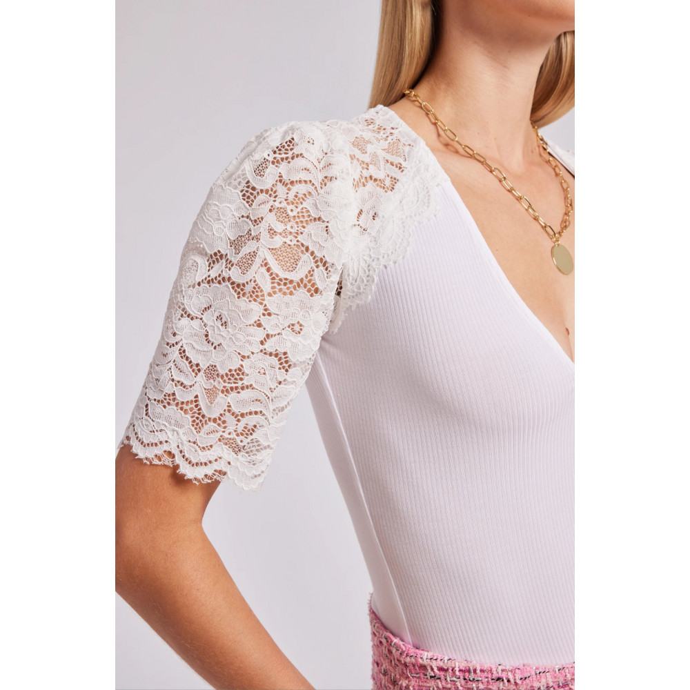 Copper Lace Top