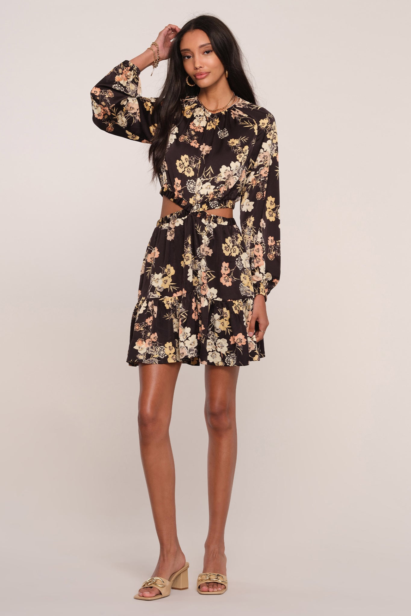 Onyx Floral Dress