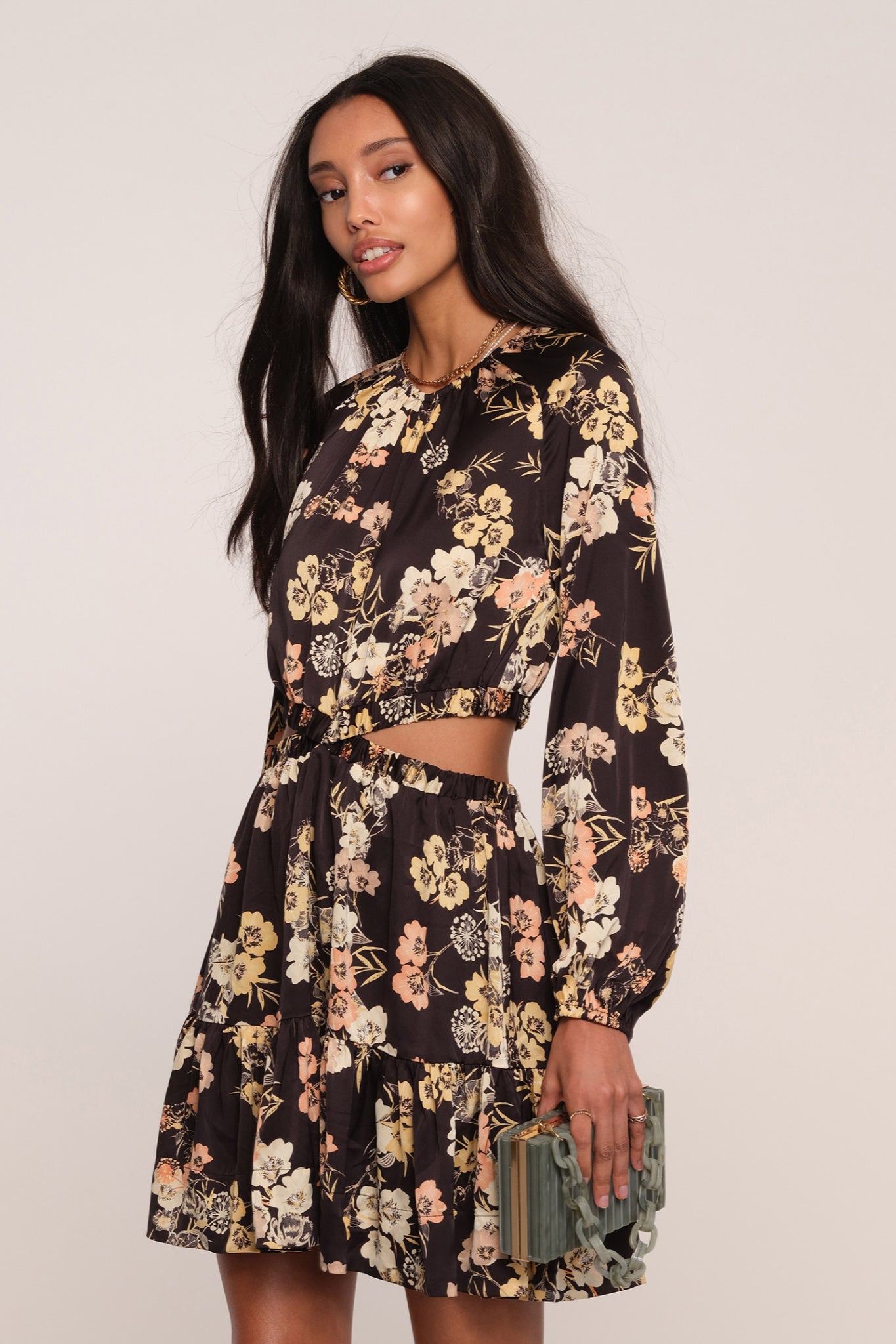 Onyx Floral Dress