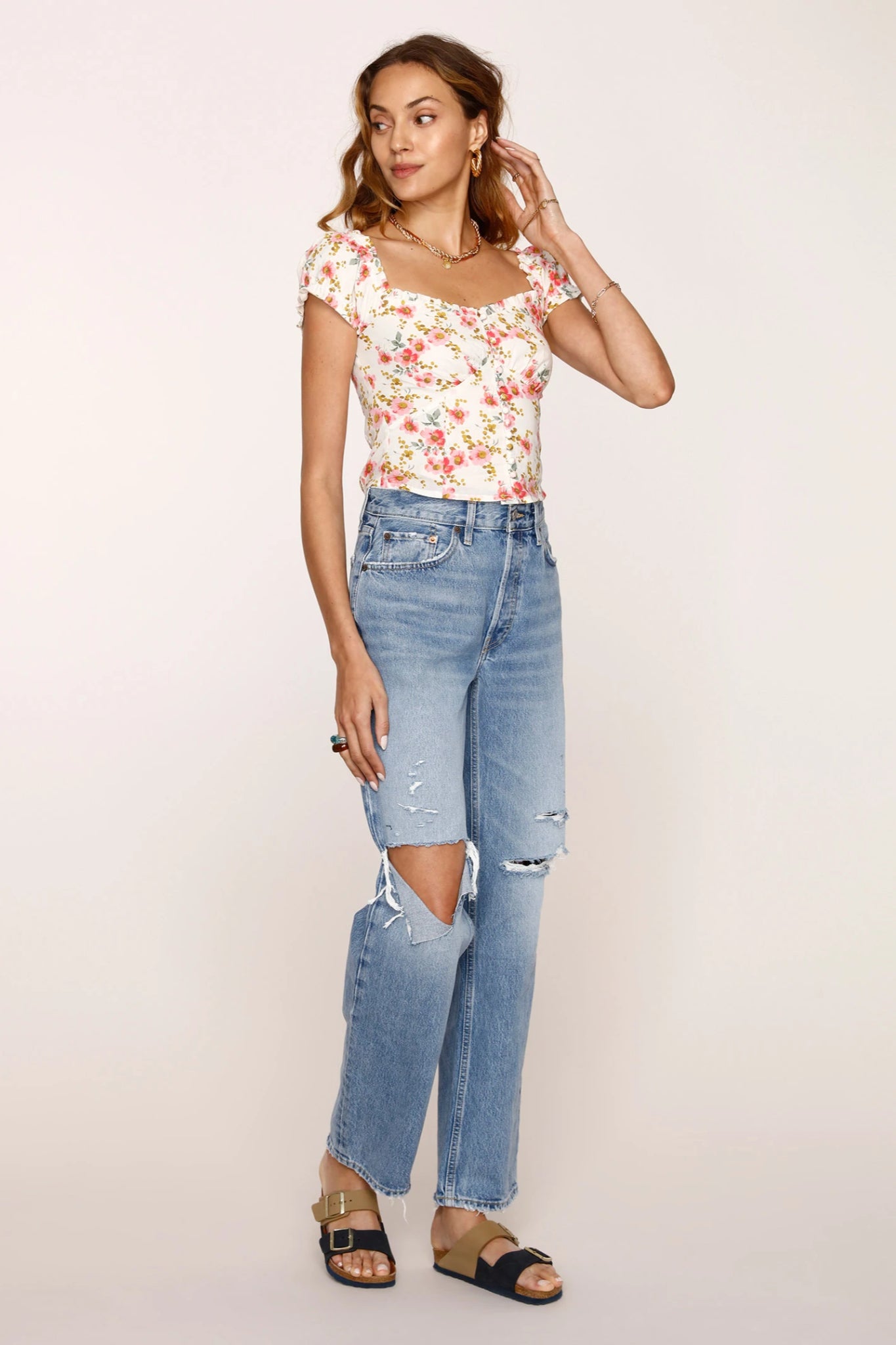 Esmeralda Floral Top