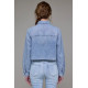 Acqua Soft Denim Crop Shirt