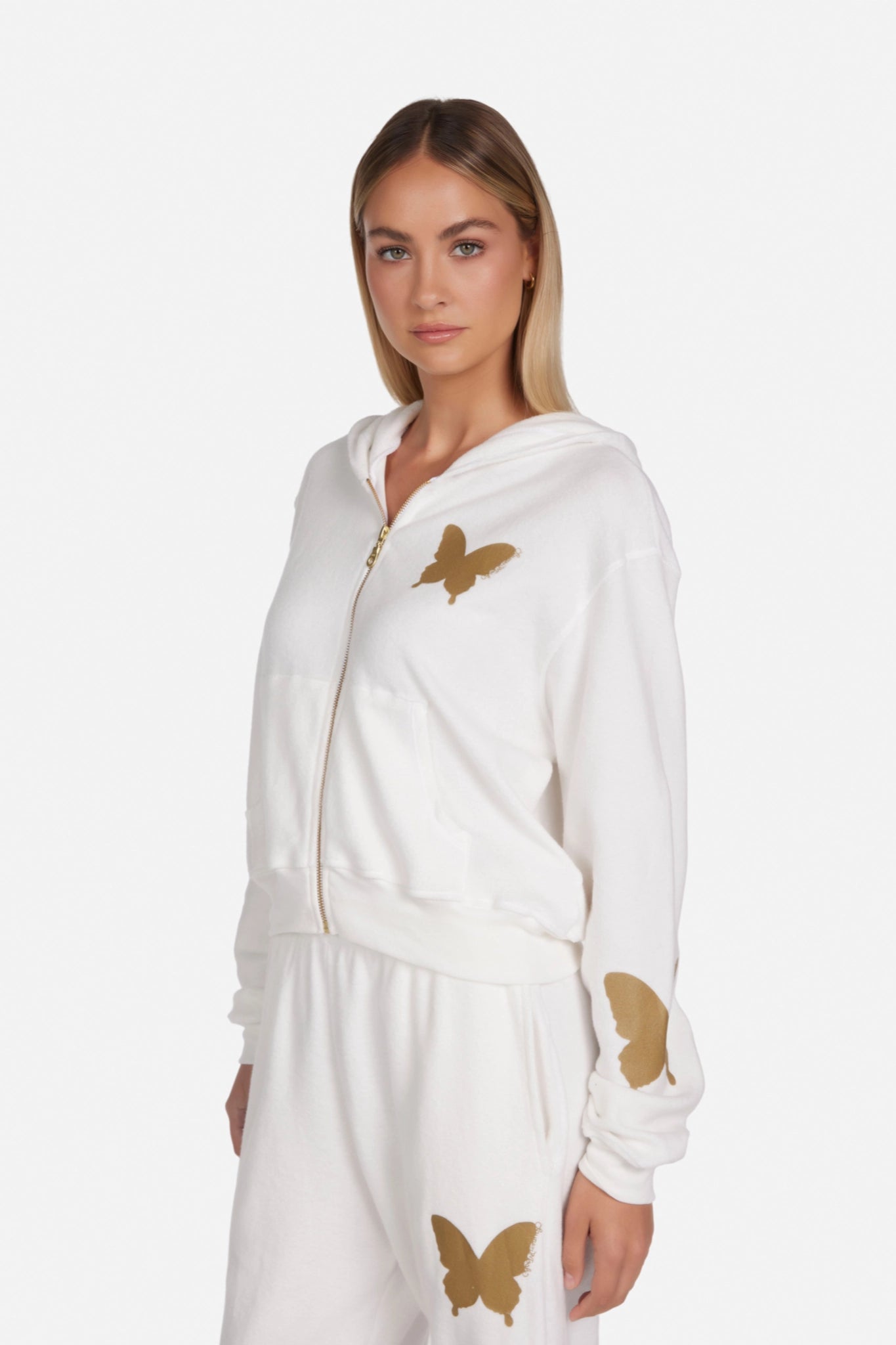Flor Butterfly Zip Up
