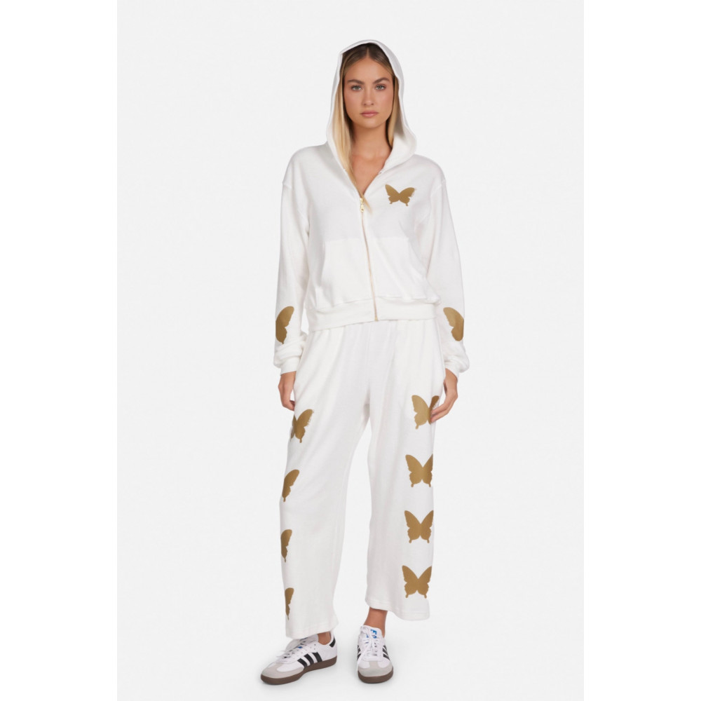 Flor Butterfly Zip Up