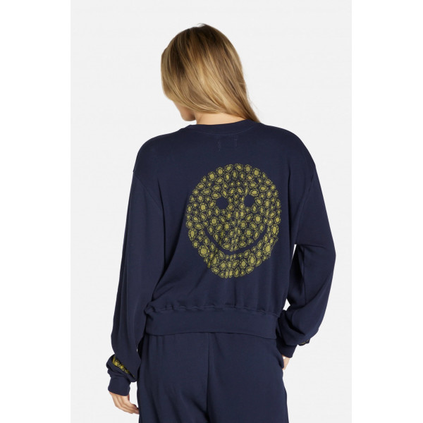 Castle Diamond Happy Face Sweat Shirt