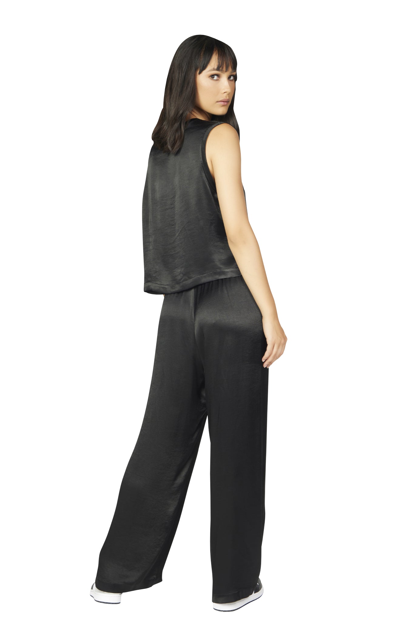 Quasar Satin Crop Tank