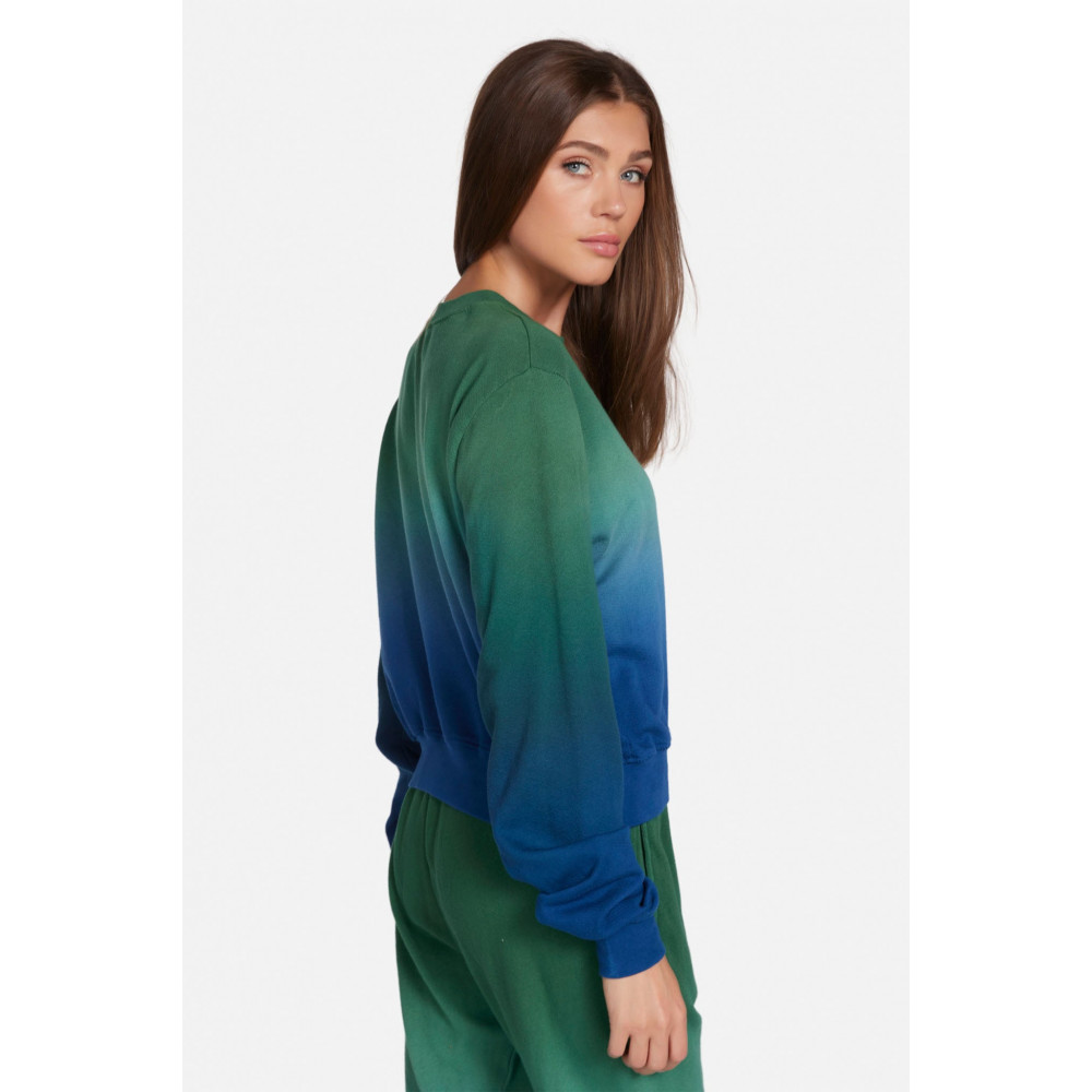 Valhalla Crop Ombre Sweatshirt