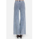 Zafiro Glow Rib Denim Flare Pant