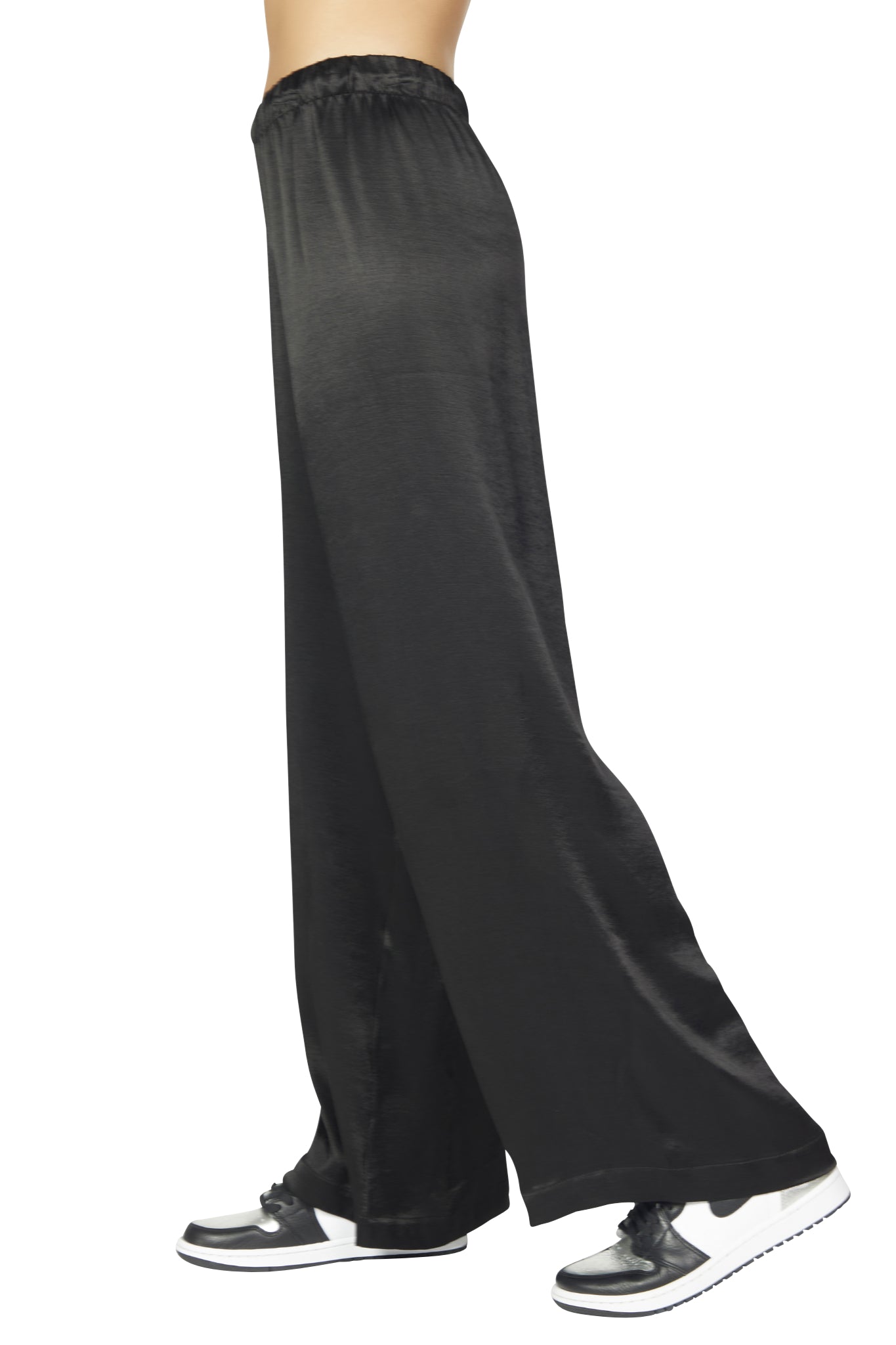 Platinum Paradox Satin Wide Leg Pant