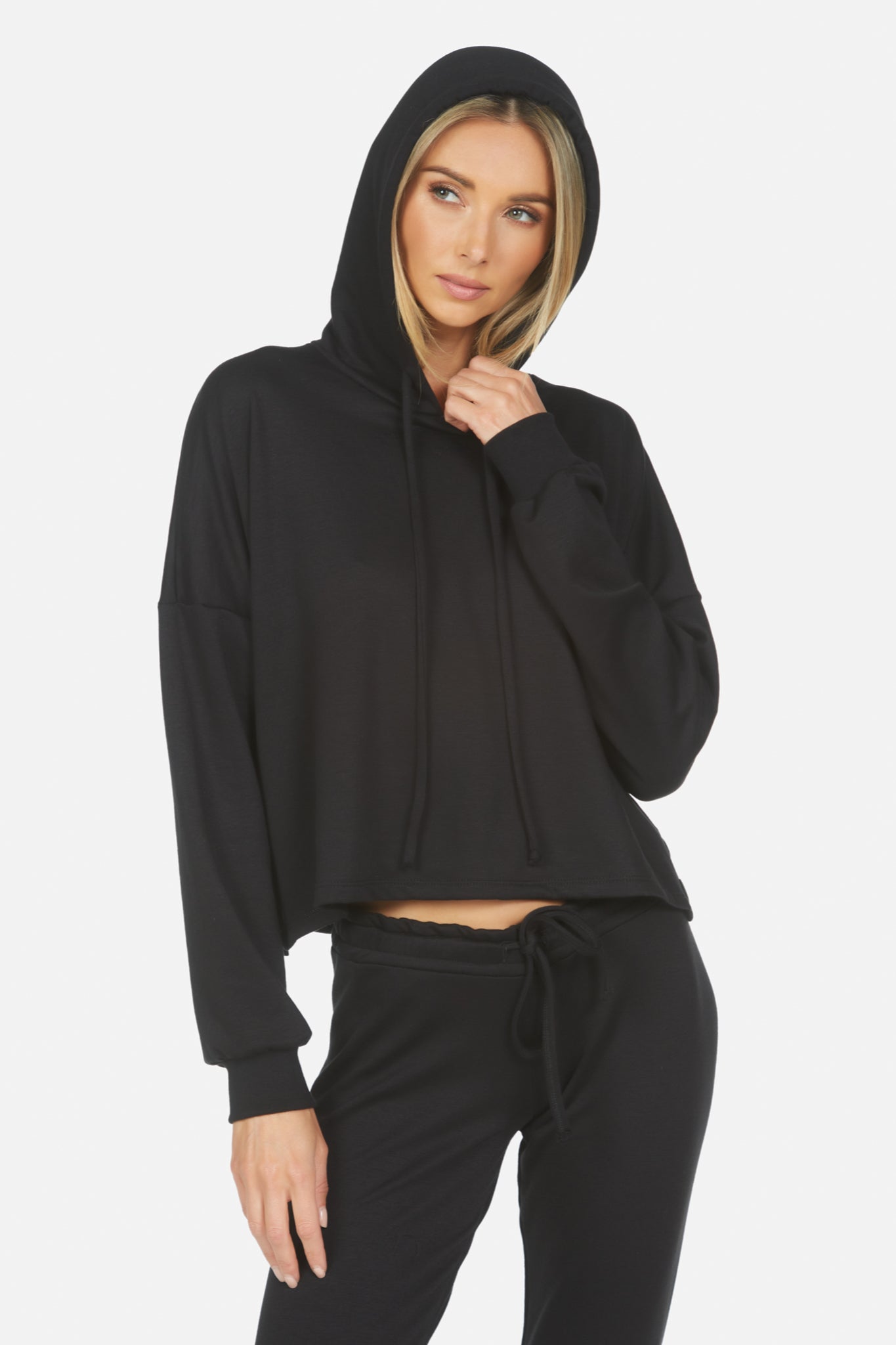 Esmeralda Side Button Hoodie