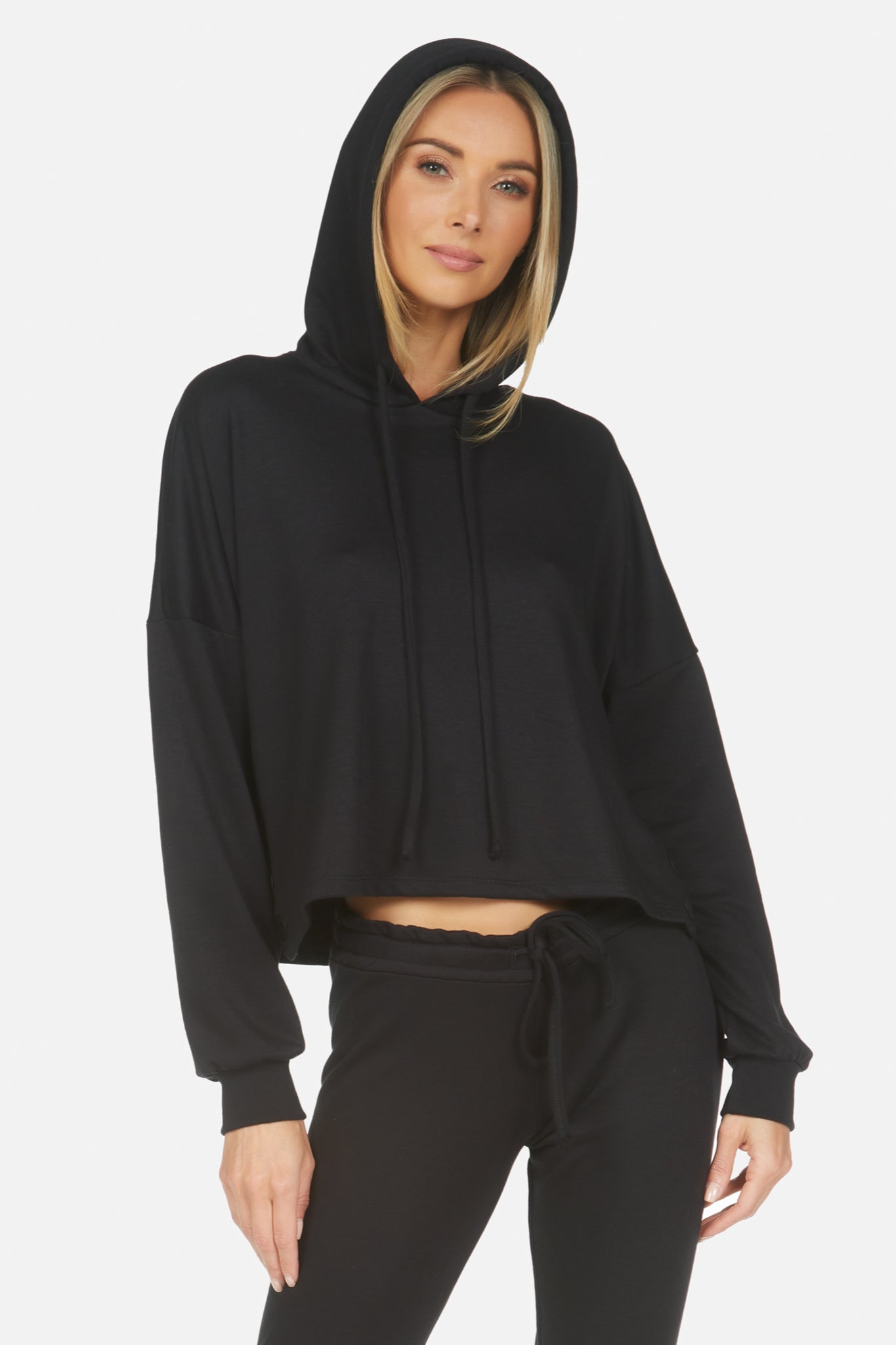 Esmeralda Side Button Hoodie