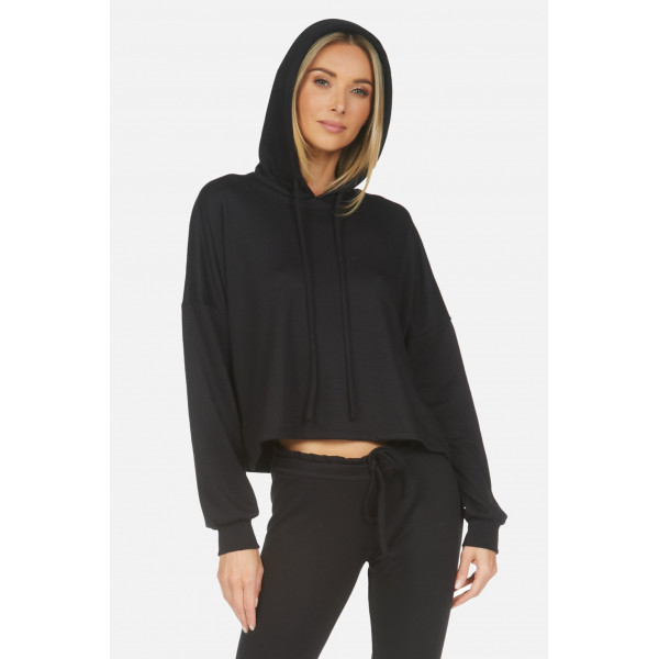 Esmeralda Side Button Hoodie