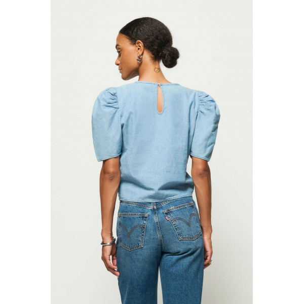 Splendore Chambray Top