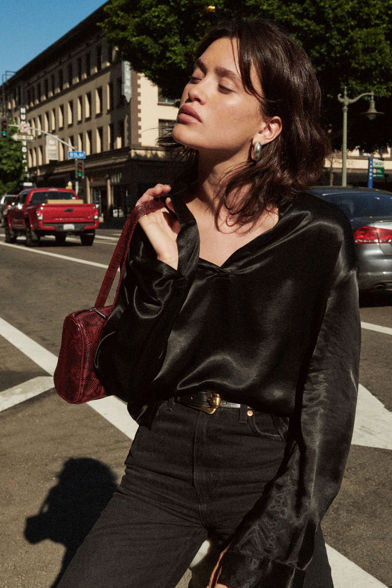 Platinum Silky Henley