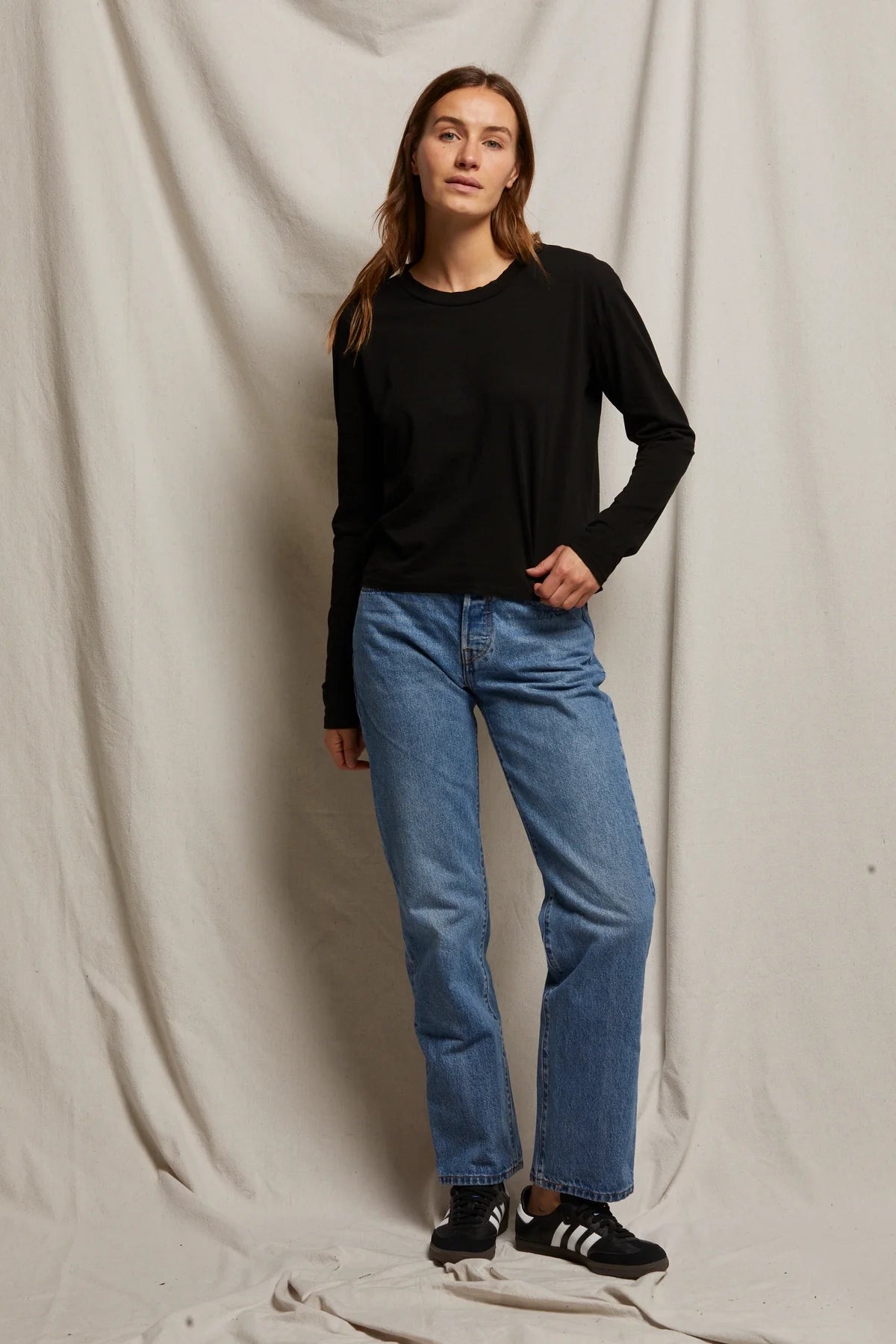 Grand Long Sleeve Crew Tee