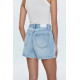 Terciopelo A-Line Denim Short