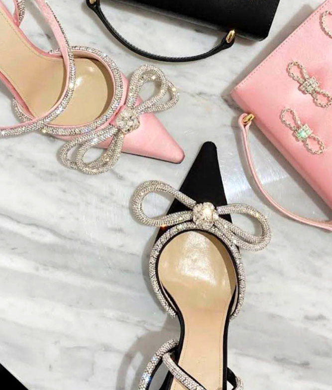 Satén Crystal Heels
