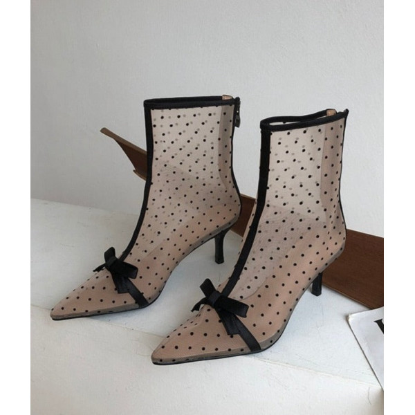 Copper Mesh Boots