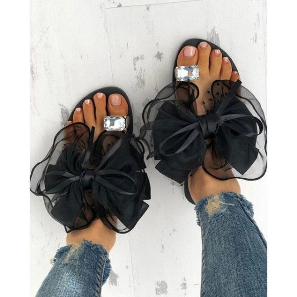 Agile Bowtie Slippers
