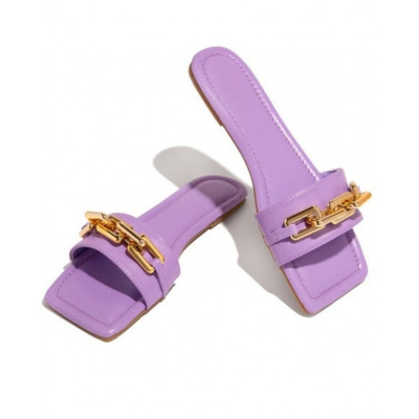 Glimmer Chain Slippers