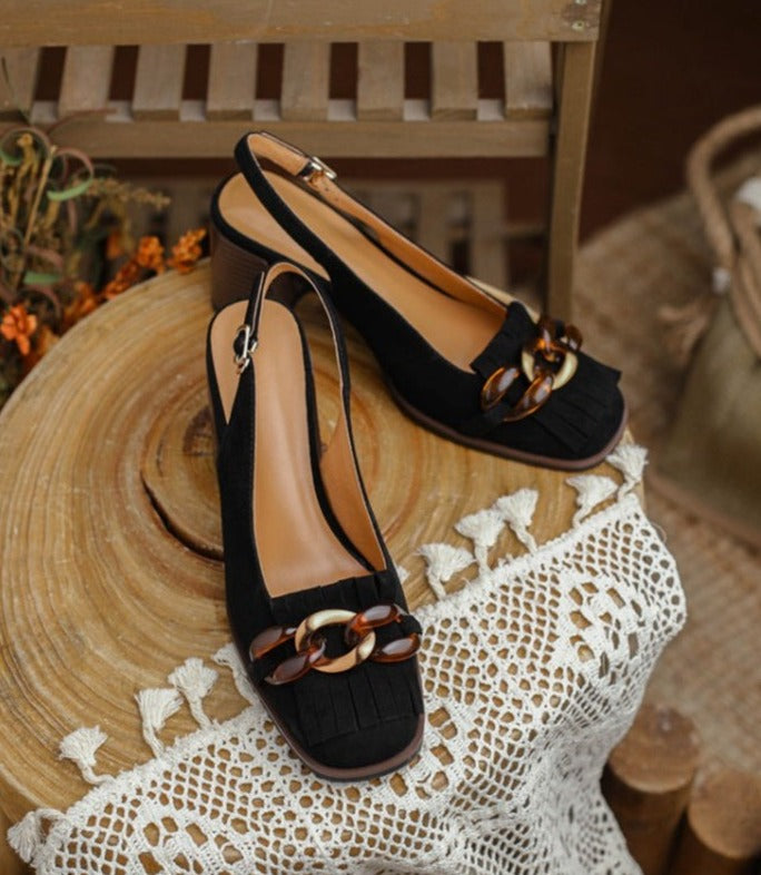Brisa Suede Heels