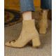 Gloria Leather Ankle Boots