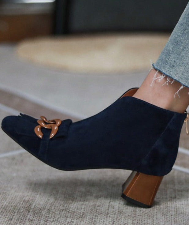 Haze Zipper Ankle Boots