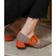 Nacre Orange Heels