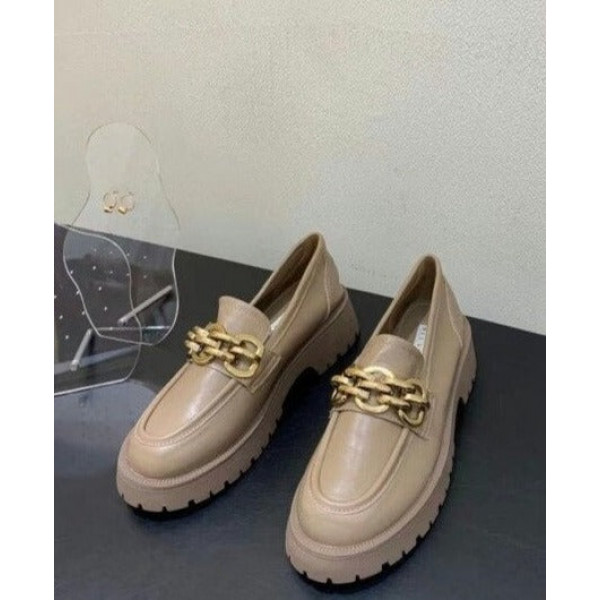 Fiore Metal Chain Loafers