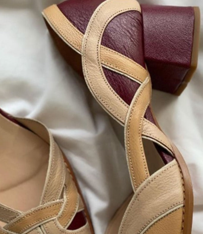 Sera Symmetry Vintage Vibes Heels